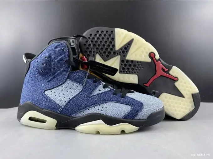 Chep Onekick Jordan Washed Denim CT5350-401 Air 6 0514